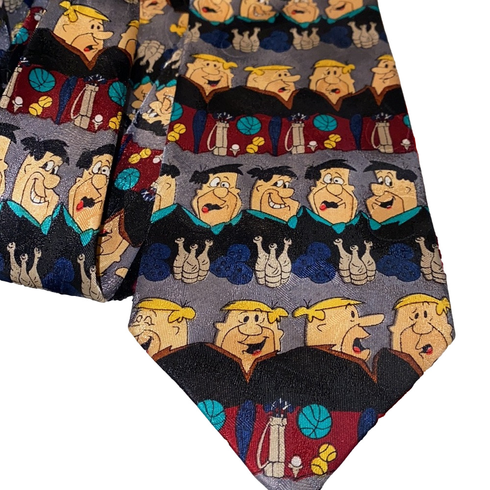 Vintage 90s Flintstones Tie